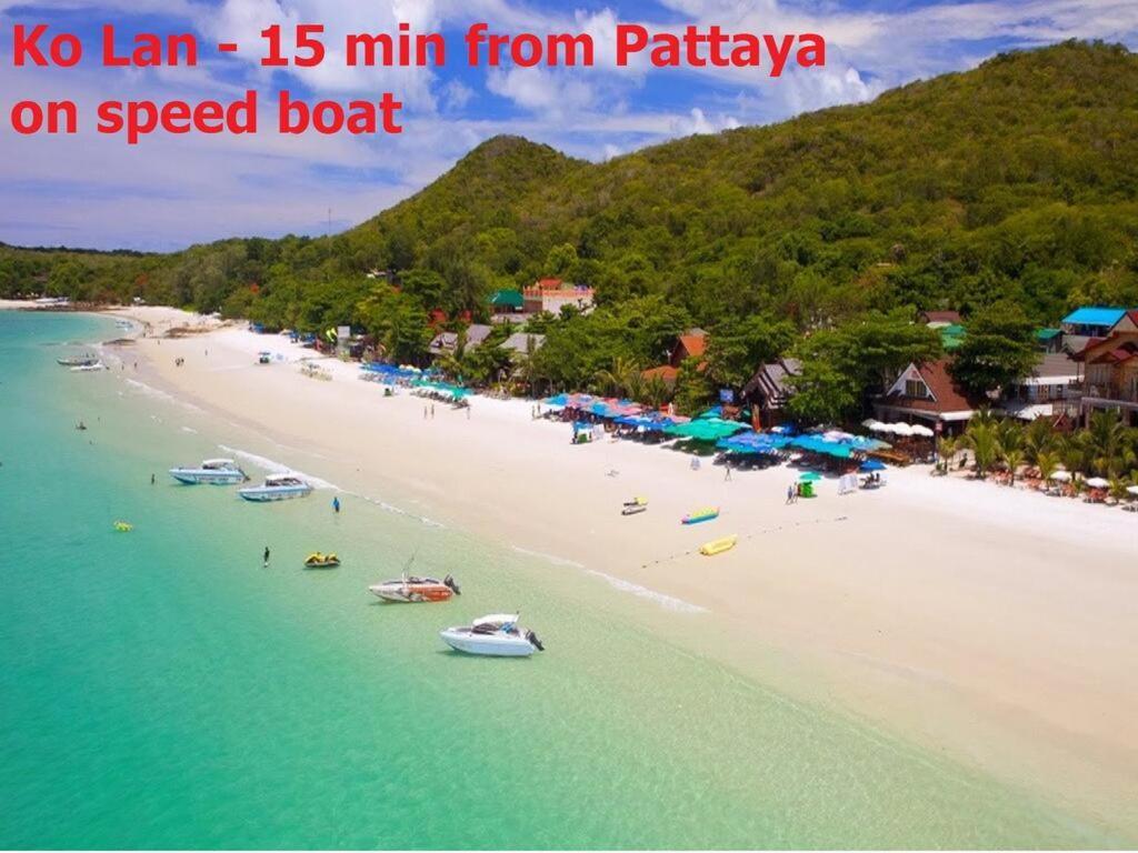 Двух-Комнатная Квартира В Кондоминимуме "Tropikal Garden" Pattaya Esterno foto